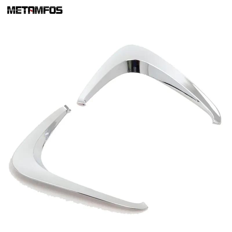 For Toyota Prius 2016 2017 2018 Chrome Fog Front Light Lamp Eyelid Eyebrow Foglight Strip Trim Exterior Accessories Car Styling