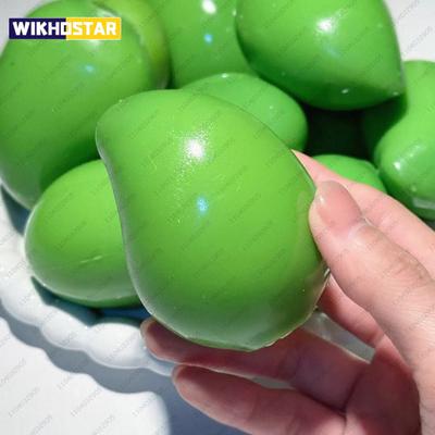 Mango Stress Ball Squishy Color-changing Mango Squeeze Ball ASMR Sensory ADHD Anti Stress Relief Fidget Toys for Kids & Adults