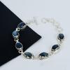 Amazing Labradorite Gemstone Handmade 925 Sterling Silver Bracelet, Labradorite Bracelet For Wife , Unisex Bracelet Birthday Gift