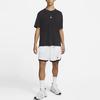Jordan Logo Print Pullover Crew Neck American Vintage Short Sleeve Drop Shoulder T-Shirt Men T-Shirts Black DH8922-010