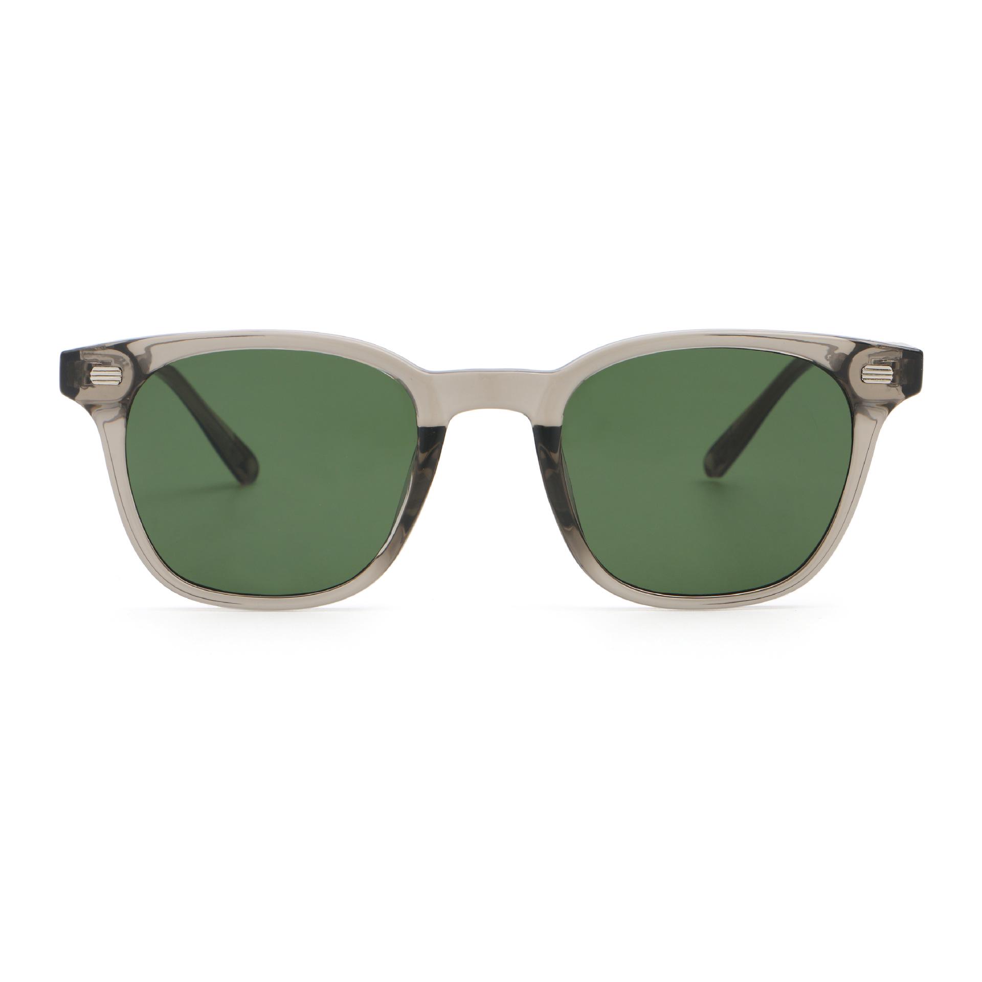 Retro Korean Style Propionate Sunglasses - Unisex Small Face Design with High-End Street Fashion Temple Insert 6241.