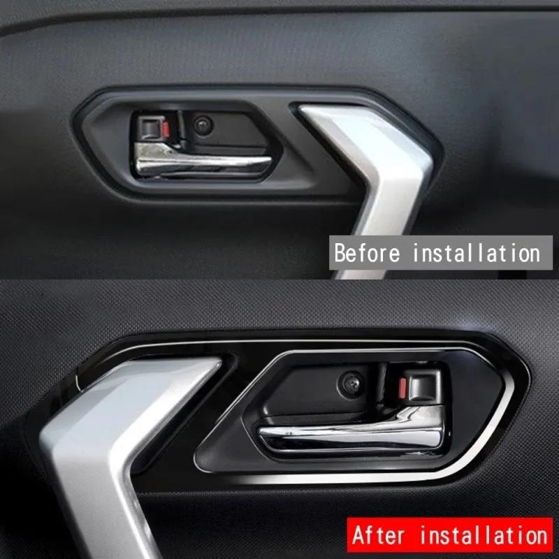 For Toyota Raize Daihatsu Rocky A200   Inner Door Handle Bowl Cover Trim Door Decoration Sticker Interior Accessories
