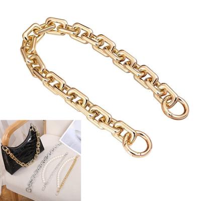 40/60cm Bag Strap Handbag Handle Bag Chain Replacement Belt Acrylic Purse Chain Strap Bag Accessories for DIY Bag