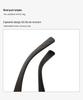 Men's Polarized Driving Sunglasses with TR Frame & Wood Grain Arms, Ideal for Larger Faces