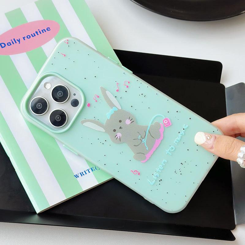 Zhitai Cartoon Jelly Skin for iPhone 12-16, Cute Case Compatible with 13, 14, and 15 Pro Max.