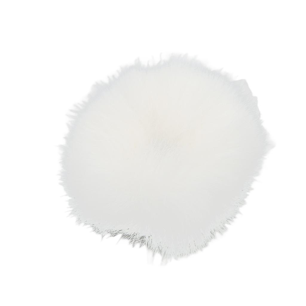 Lavalier Wind Muff Microphone Furry Windscreen Muff Lapel Microphone Cover 0.5cm 0.2in