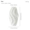 Nordic Simple Irregular White Shape Ceramic Vase Creative Home Dining Table Living Room Bedroom Dry Flower Decor Accessories 1Pc