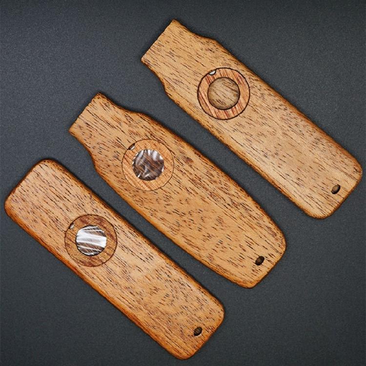 Professional Light weight Portable Kazoo Portable Musical Instrument Wood Kazoo Ukulele Guitar Partner for Kids Beginner