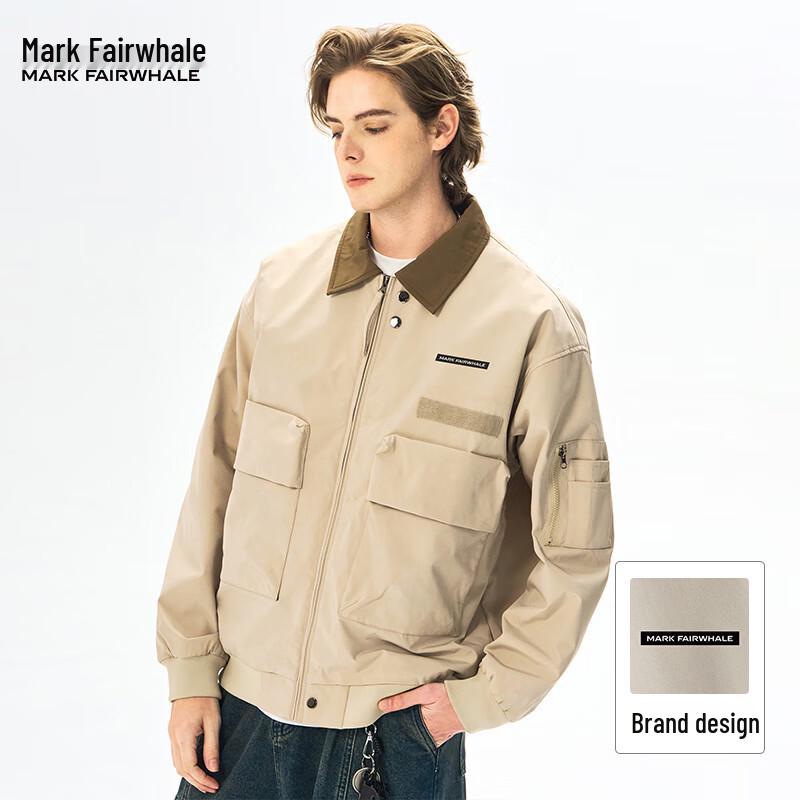 Mark Fairwhale Men's Retro Workwear Lapel Jacket