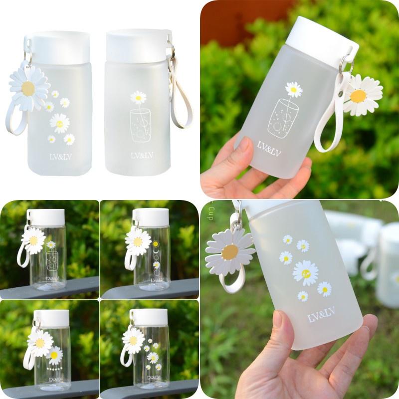 Creative Plastic Cup For Students Daisy Design, Anti-fall And High Temperature Resistant