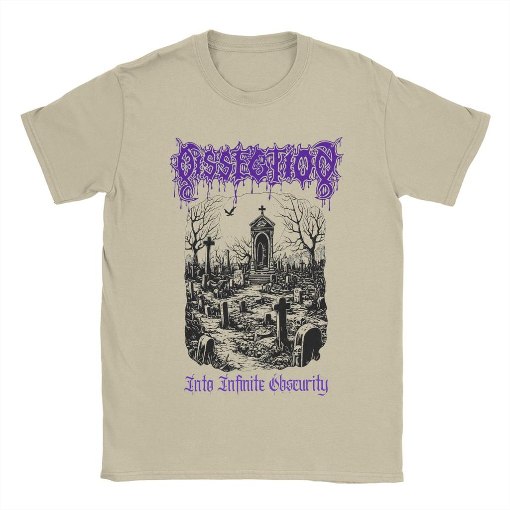 Vintage Dissection Into Infinite Obscurity Demo T-Shirt for Men Cotton T Shirt Short Sleeve Tee Shirt New Arrival Clothing