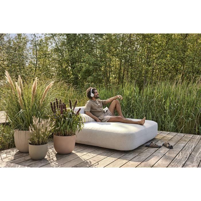 Pot de fleurs - ELHO - Sereh Rond 40 - Beige - Ø 39 x H 33 cm - 100% recyclé