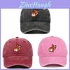 Dog Embroidered Baseball Cap With Sun Protection For Outdoor Activities