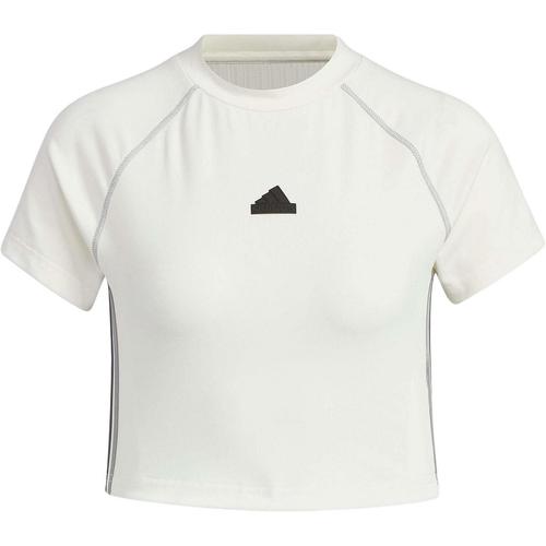 adidas Raglan Sleeve T-Shirt Women s Jade White JJ1113 S белый