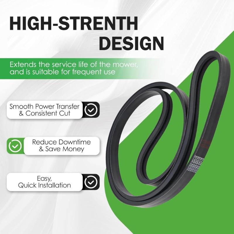 Mower Deck Band Belt For RCK60 RCK60B 60Inch Mower Deck Direct Replacement K5763 34710 Restores Cutting Performances