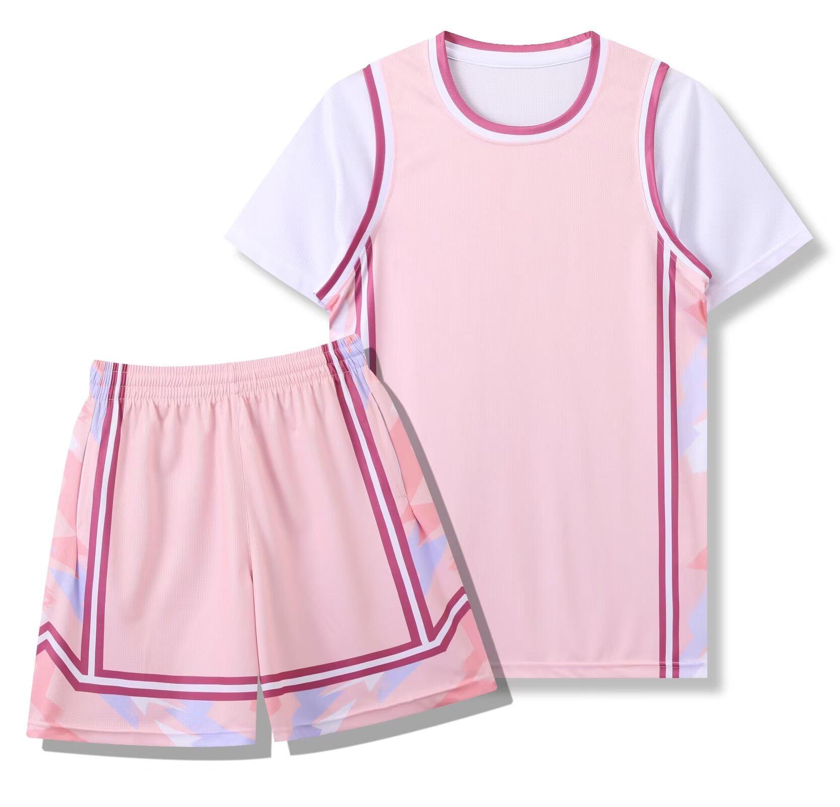 

Баскетбольний комплект форми 281: Дорослий Унісекс Двокомпонентний Вигляд 3XS/120 світло-рожевий колір