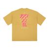 Nike Alphabet Logo Crew Neck Short Sleeve T-Shirt Men Tops Yellow FB9818-725