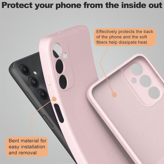 Coque - Samsung - Galaxy A34 5G - Silicone - Rose Clair - Ultra Slim Souple