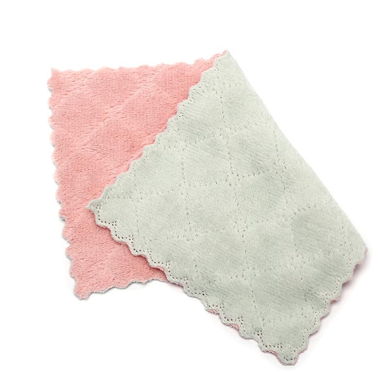 1Pc Super Absorbent Microfiber Kitchen Dish Cloth Household Cleaning Towel