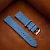 Wildleder Echts Leder Uhrenarmband 16mm 18mm 20mm 22mm für Seiko Schnellwechsel Vintage Handgemachtes Band Hohe Qualität Uhrenarmband