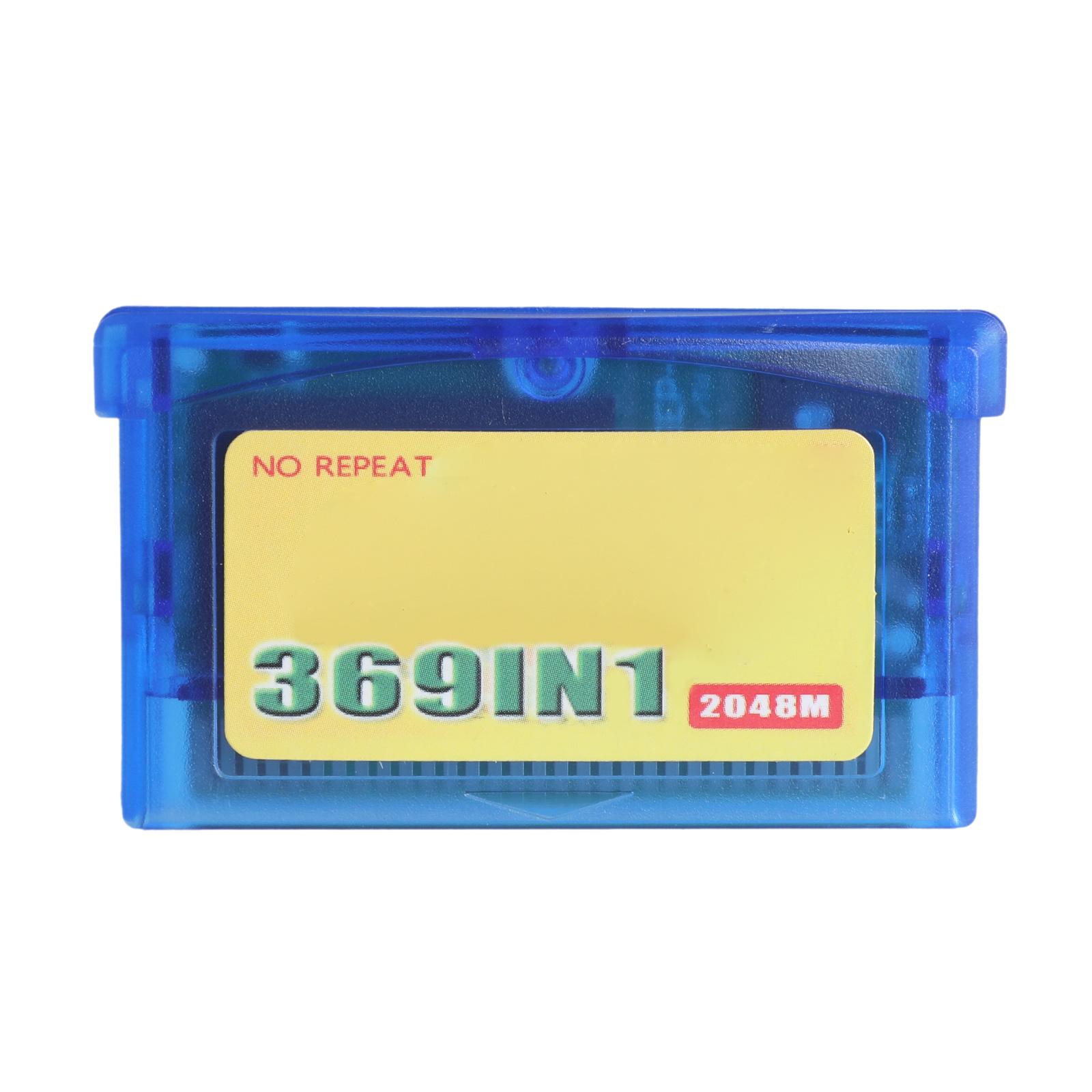 

369 в 1 английское издание игровая карта видеокарта картридж для консоли GBA классическая ретро игровая коллекция