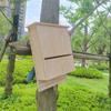 M-Modern-Large Outdoor Bat House, Huge Wooden Box, Weatherproof, Untreated Spiral Bat House, Shelter, Garden Accessories A