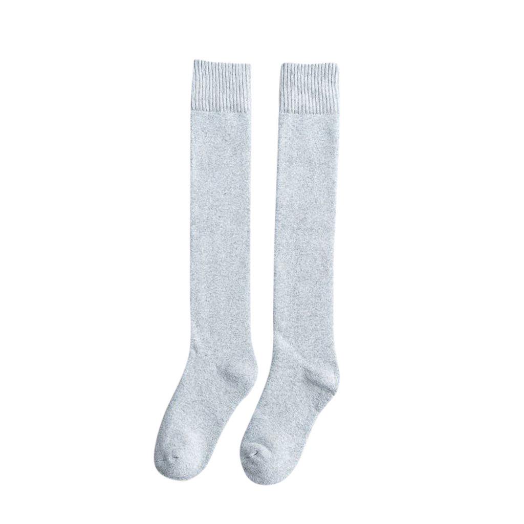 Girls Ladies Women Thigh High OVER the KNEE Socks Long Solid Stockings Warm
