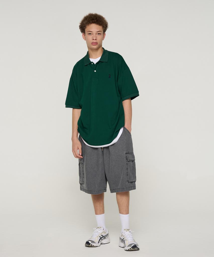 TAKEASY Giant Fit Polo Shirt (Green)