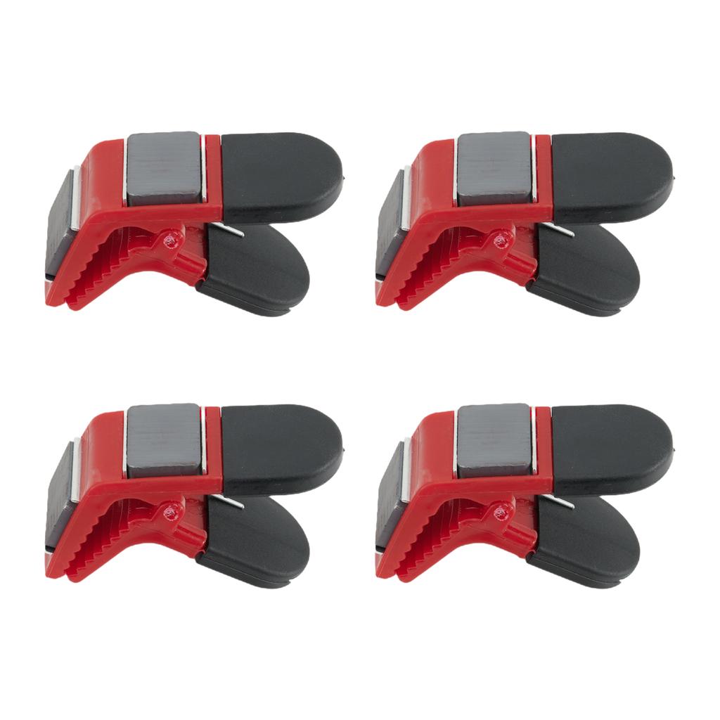 4-Piece Magnetic Paint Brush Holder Clip Can Opener DIY Home Improvement Tool (3.2cm) For Painters, Builders, And Home DIY