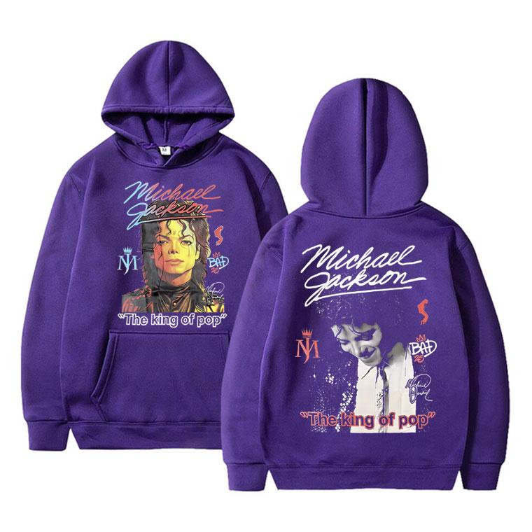 Classic Vintage Michajackson Graphics Hoodie Men Women Hip Hop Punk Rock Sweatshirt Male Gothic Harajuku Oversized Hoodies