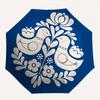 1pc Doves Flowers Automatic Open 8-Rib Windproof Umbrella, Travel & Commuting, Suitable for All Seasons