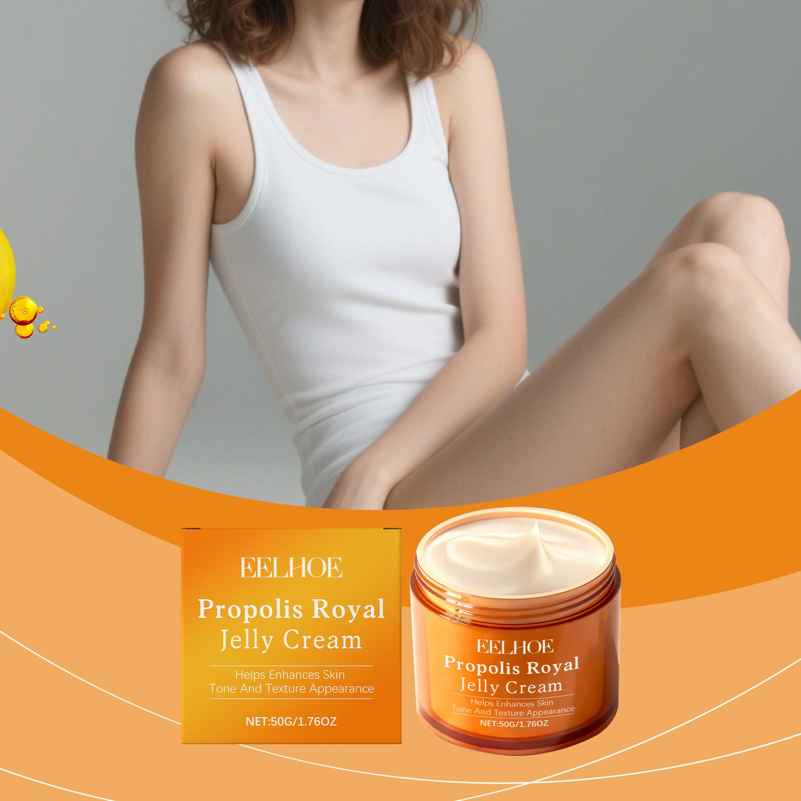 Royal Jelly Body Cream - Moisturizes skin, makes it radiant, soft, delicate, light, refreshing, easily absorbed 50g