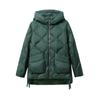 Winter Women White Duck Down Jacket Casual Loose Fashion Outwear Hooded Puffer Coat Short Light Warm Parka