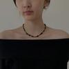 Black Stone Necklace (onyx)