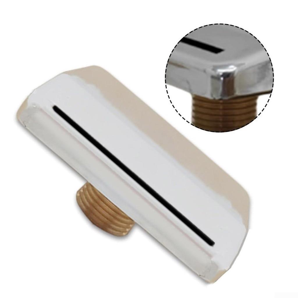 Stainless Steel Pool Bathtub Waterfall Tub Spout Wall Mounted Waterfall Water Outlet Nozzle Pool Waterfall Fount