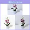 Artificial Butterfly Orchid Green Plant With Realistic Texture For Home Office Display