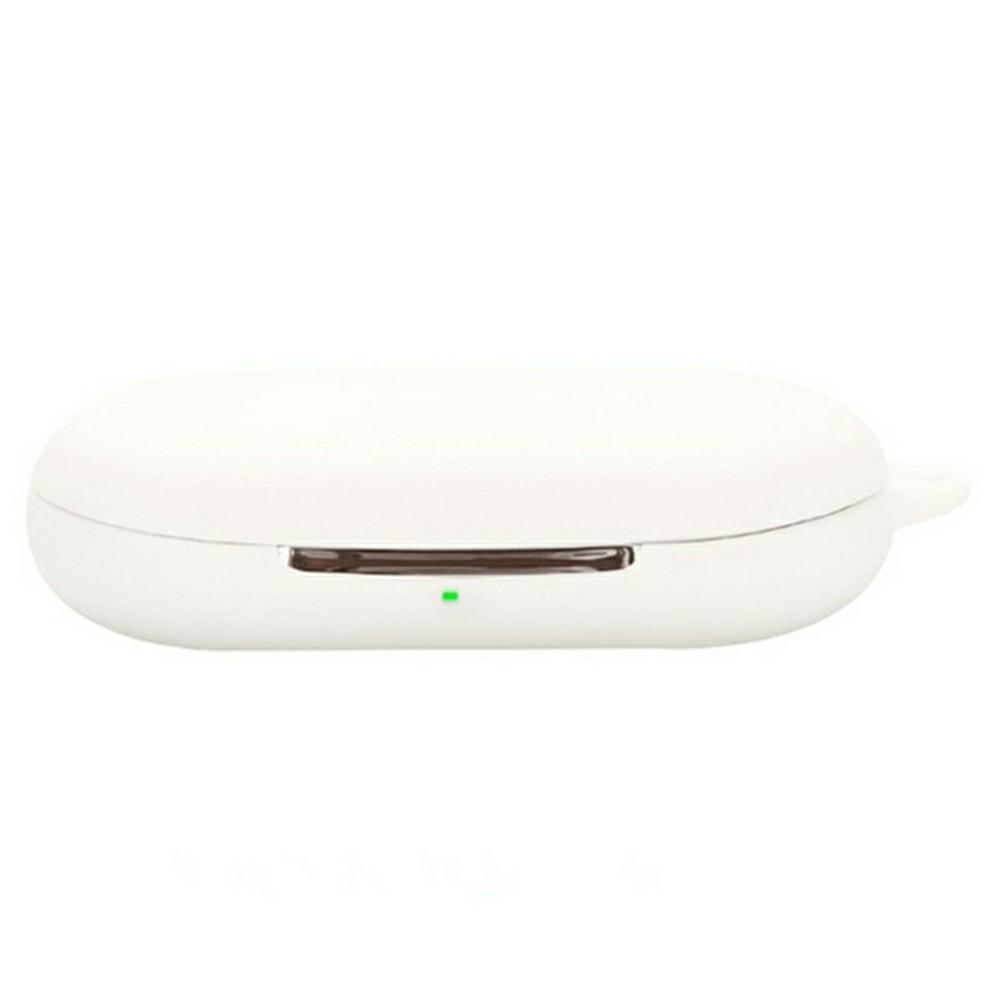 For QCY Crossky R70 Silicone Case Wireless Earphones Protective Cover with Anti-Lost Buckle