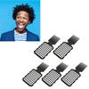 5pcs Twist Combs Ergonomic Perm Curling Hair Dreadlocks Twist Combs for Men Hair Styling