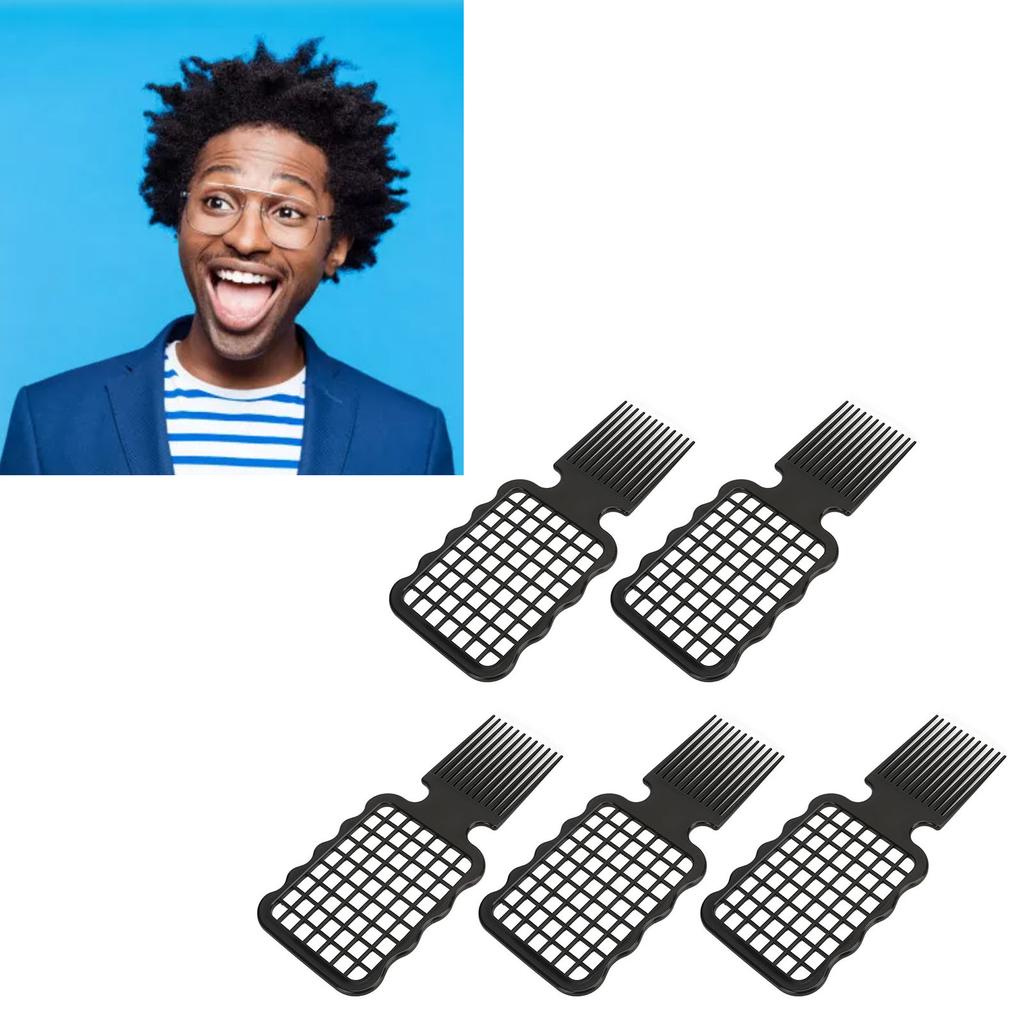 5pcs Twist Combs Ergonomic Perm Curling Hair Dreadlocks Twist Combs for Men Hair Styling