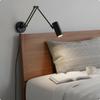 Adjustable Swing Arm Lamp Foldable Wall Light Retro Reading for Readers,