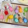 Luminous Turtle Keychain Glow In The Dark Bag Pendant Cute Tortoise Key Chain  Women Bag Decor