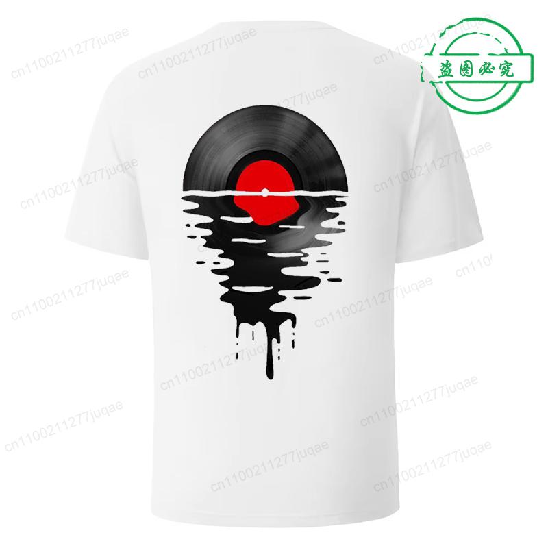 Tee Shirts for Men Women DJ Music Clothing Phonograph Record Print Funny Tshirt T-Shirt Tee Shirt for Men Music Lover Gifts