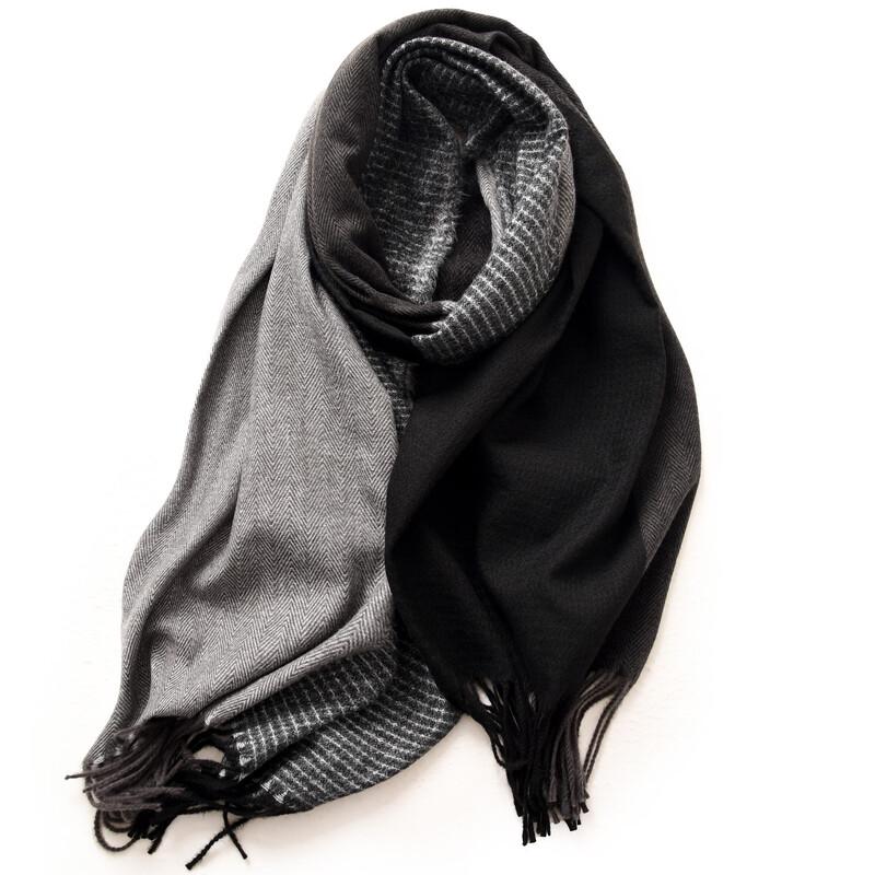 

Fumede Faux Cashmere Solid Tassel Scarf