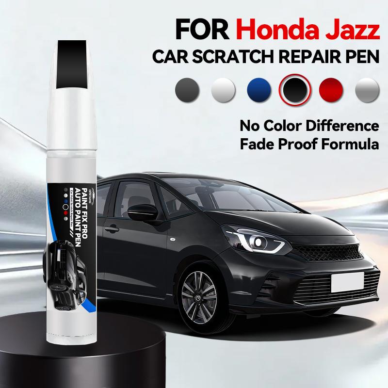For HONDA JAZZ Car Paint Repair Pen Paint Scratch Repair Accessories Silver Black Blue Metallic Brown Green Urban Gray Red