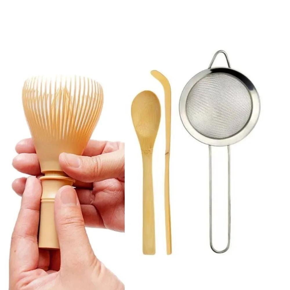 New ABS Matcha Whisk With Whisk Holder Food Grade Green Tea Powder Whisk Reusable Matcha Whisk Set