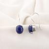 Lapis Lazuli Earrings Handmade Gemstone Jewelry, 925 Solid Sterling Silver Earrings, Unique Design Jewelry Earrings