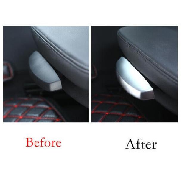 2018-2021 Fit For BMW X2 Cover Trim F39 Seat Leg Drag Adjustment Matte Silver
