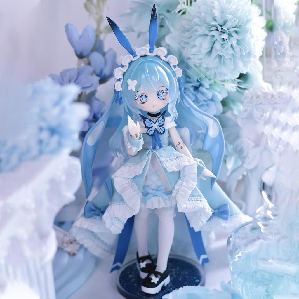 Blind Doll Hydune Model Butterfly Blind Box BJD Doll 18 Scale BJD Articulated Figure Anime Doll Gift for Girls Ages 15 and Up Made of PVC & ABS with