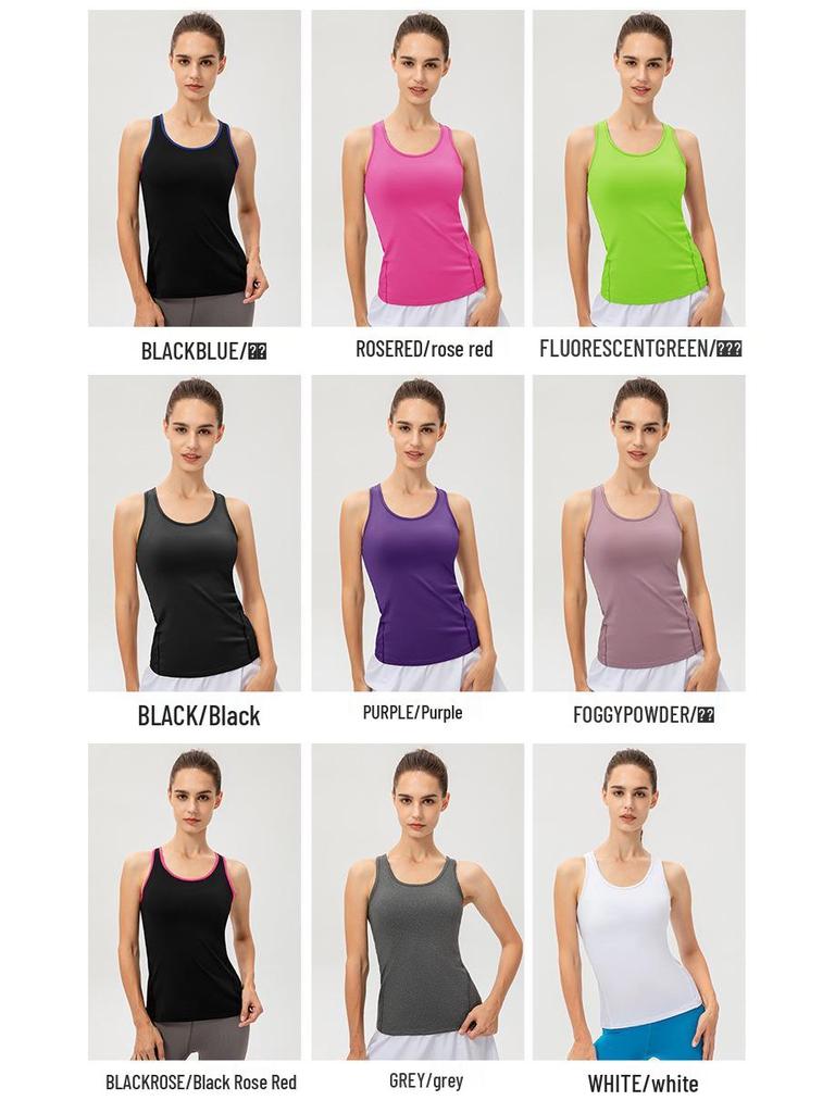 Women's Quick-Dry Sports Vest PRO for Yoga, Running, and Fitness