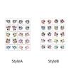 Pumpkin Ghost Skull Halloween Face Tattoo Cartoon Halloween Bat Face Stickers  Enhance Atmosphere